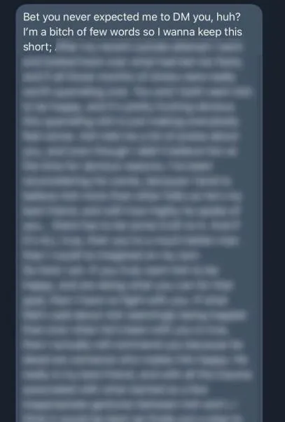 Unexpected Long DM