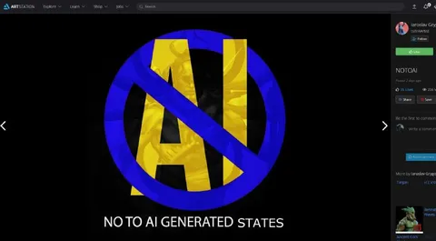 No to AI Generated States