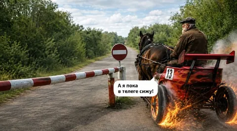 Телега летит напролом