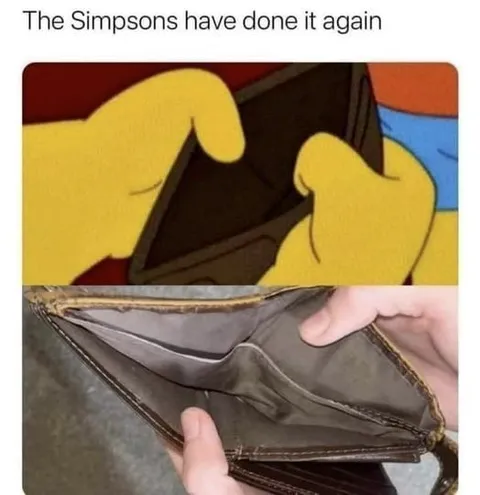 The Simpsons Empty Wallet Prediction