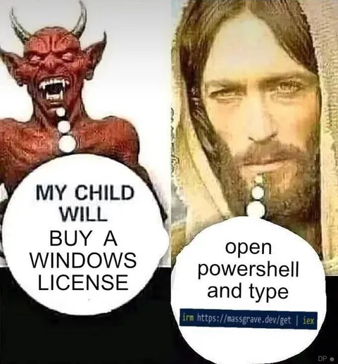 Windows License vs Massgrave