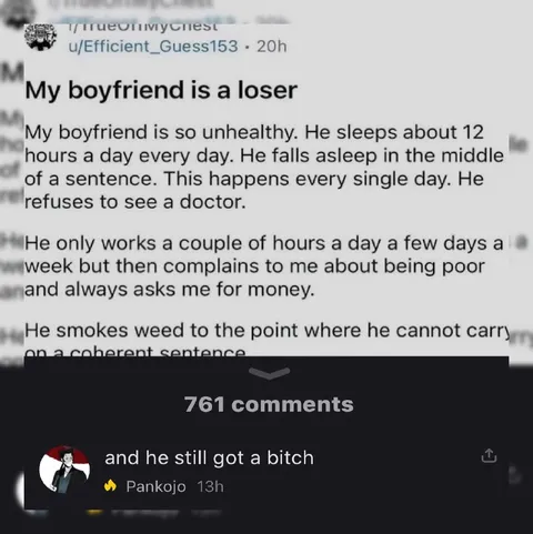 Boyfriend Is a Loser