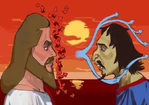 Иисус и странный собеседник