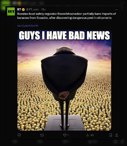 Gru Announces Bad News