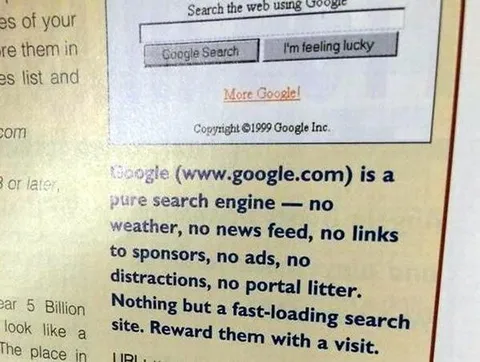Google Before the Internet Got Complicated