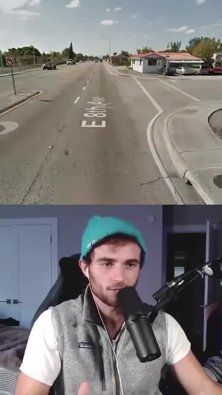 Streamer Watches a Strange Street View