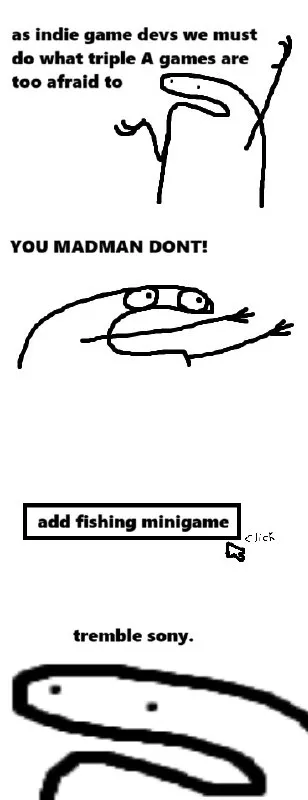 Indie Game Fishing Minigame