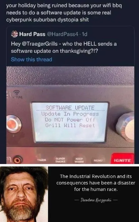 Cyberpunk Grill Software Update