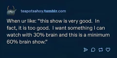 Too Good for Low Brainpower