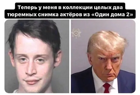 Два тюремных снимка из Один дома 2