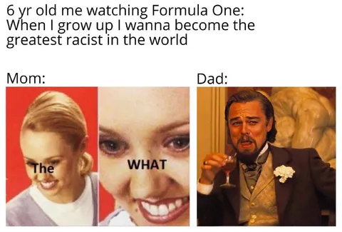 Six-Year-Old Formula One Racist Dream