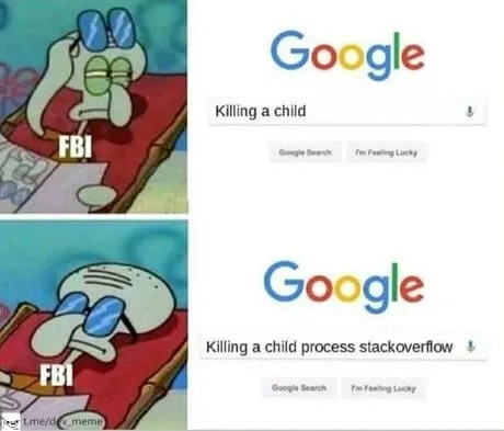 FBI Kills a Child Process