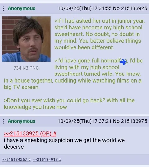High School Sweetheart Regret