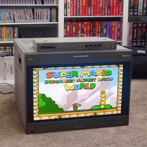 Super Mario Incorrect Aspect Ratio