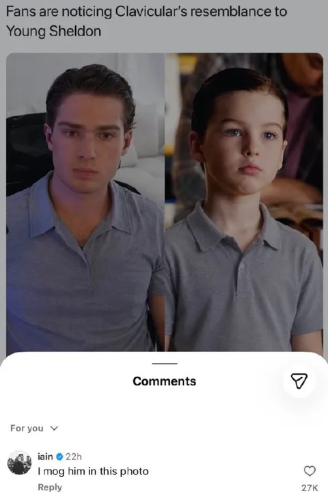 Clavicular Looks Like Young Sheldon