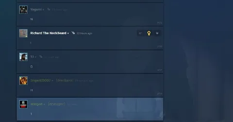 Comment Section Spells NIGHT
