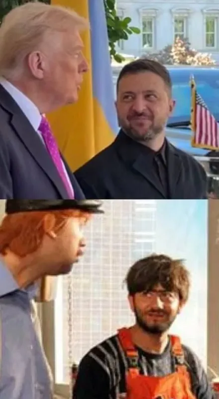 Трамп и Зеленский как в старом меме