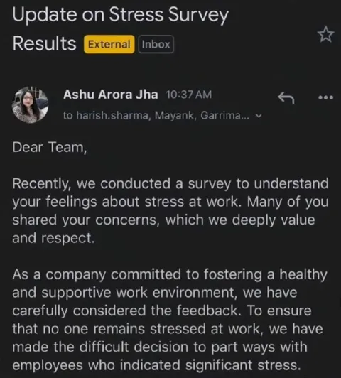 Stress Survey Results