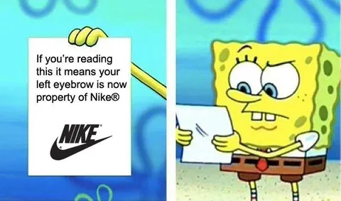 Your Eyebrow Belongs to Nike