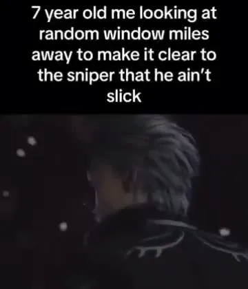 Seven-Year-Old Me Outsmarts the Sniper