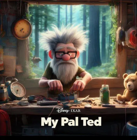 My Pal Ted Workshop Meme