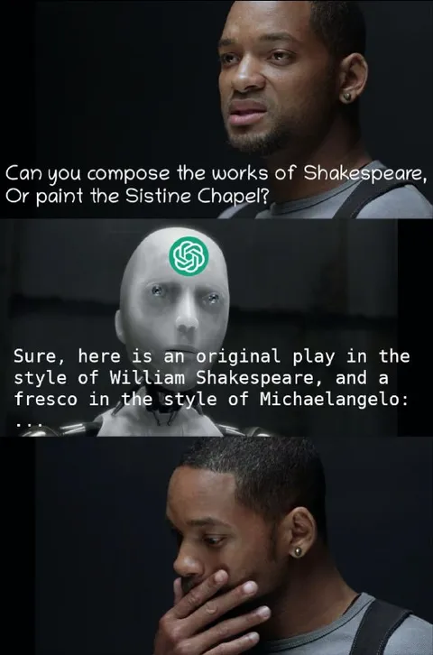 AI Masters Shakespeare and Michelangelo