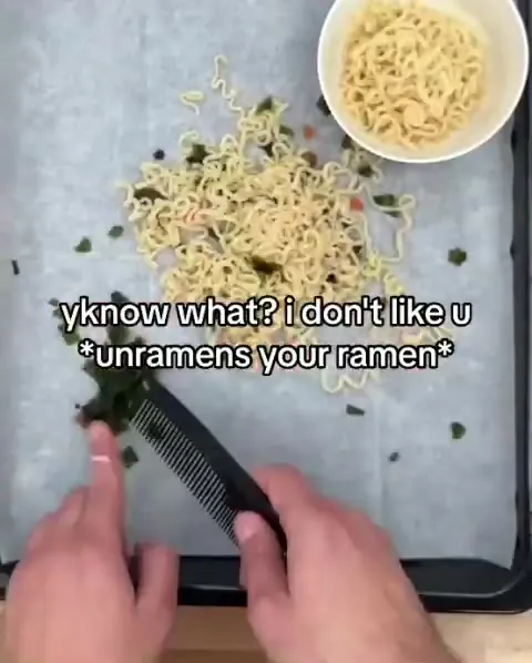 Unamening Your Ramen