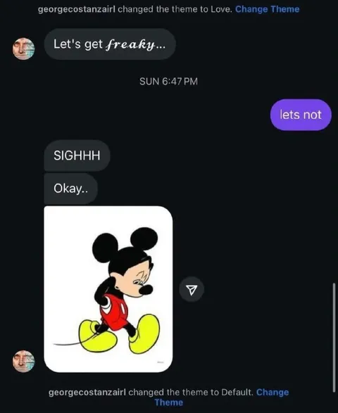 Let’s Get Freaky Rejection