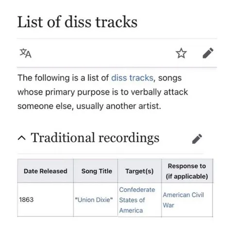 Union Dixie Diss Track