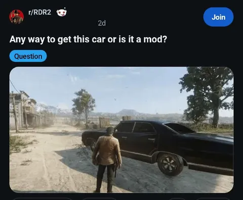Can You Get This Car in RDR2?