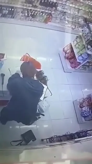 Девушка обнимает котёнка в магазине