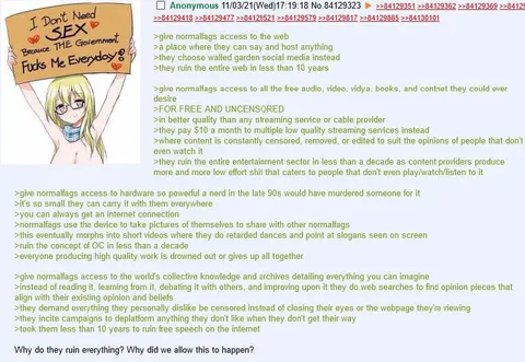Normalfags Ruin the Internet