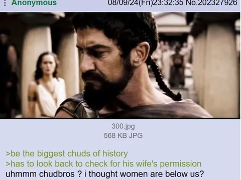 Leonidas Asks Wife’s Permission
