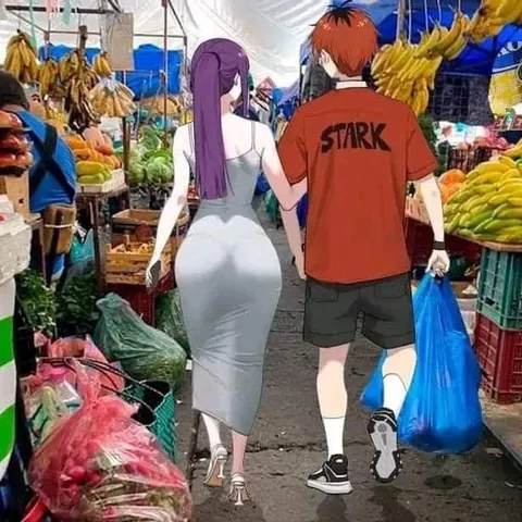 Stark Shopping at the Market