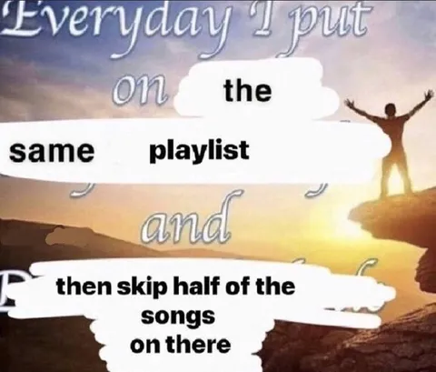 Same Playlist, Half Skipped