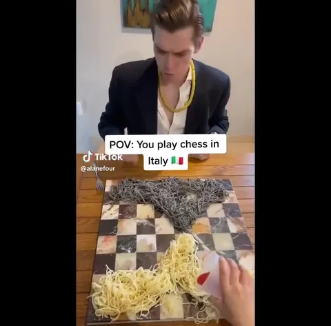 Playing Chess in Italy
