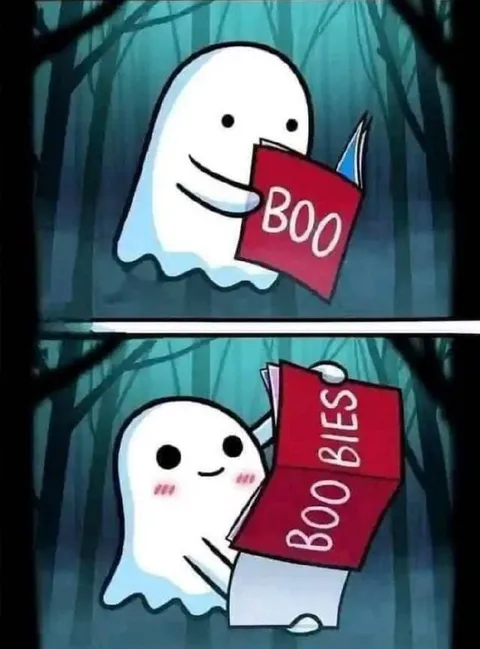 Cute Ghost Says Boo Bless