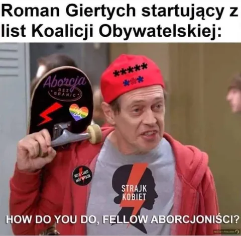 Roman Giertych wśród aborcjonistów