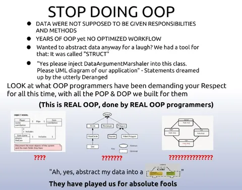 Stop Doing OOP