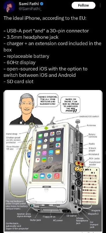 The Ideal iPhone According to the EU