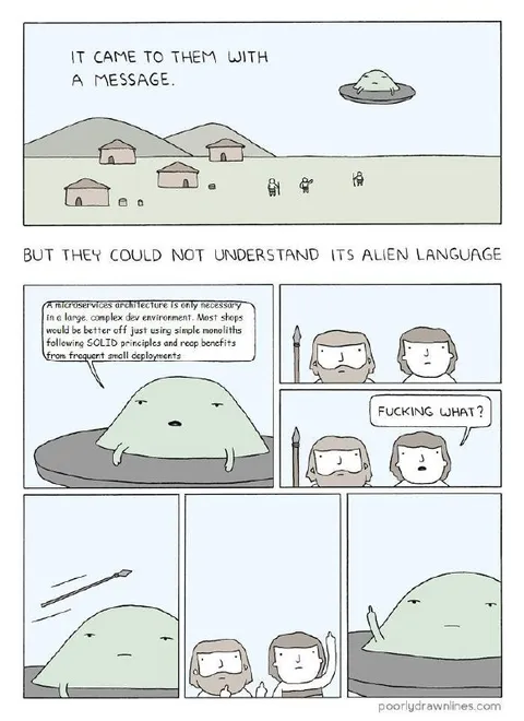 Alien Microservices Message