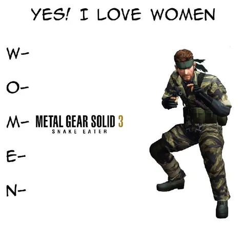 I Love Women Metal Gear Joke