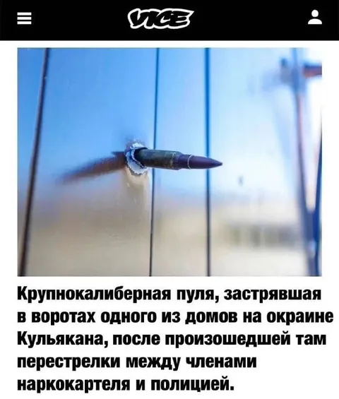 Пуля застряла в воротах дома