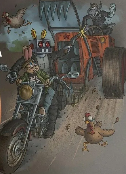 Animal Bikers Road Rage
