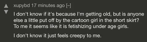 Creepy Cartoon Girl Concern