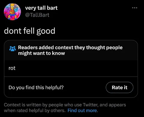 Dont Fell Good Rot Joke