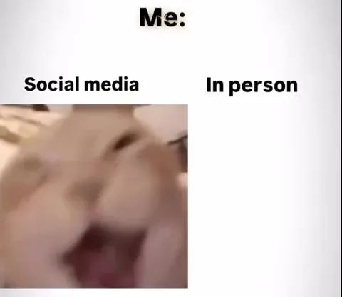 Social Media Versus In Person