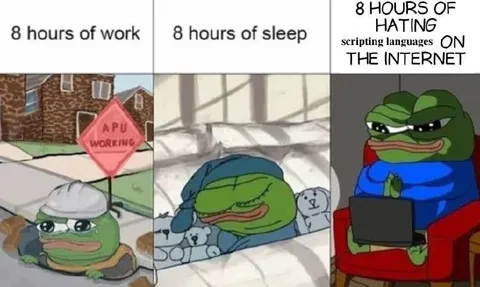 Eight Hours Hating Scripting Languages