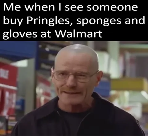 Walter White Spots a Pringles Fleshlight