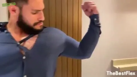 Muscular Shirt Reveal Ends in Larry David